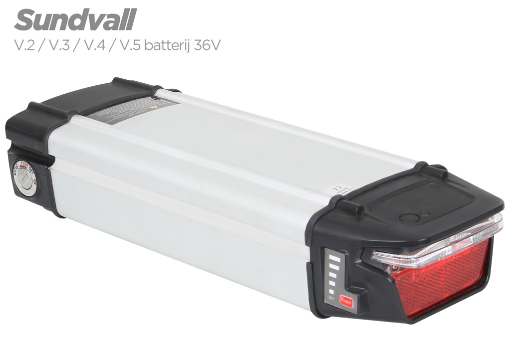 V.2 / V.3 / V.4 / V.5 batterij 36V 10Ah